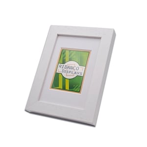 1 Sammelkartenrahmen Weiss für Raw Cards mit optionalem UV Schutz, Mtg, Pokemon, Yu-Gi-Oh! TKG, Hochwertiger Display Wandbehang