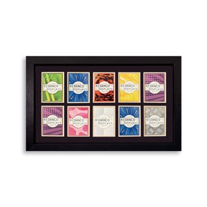 10 (5x2) Sammelkartenrahmen für Raw Cards Optionaler UV-Schutz, Sport, MTG, Pokerkarten, Spielen, TKG, hochwertiges Display, Wandbehang