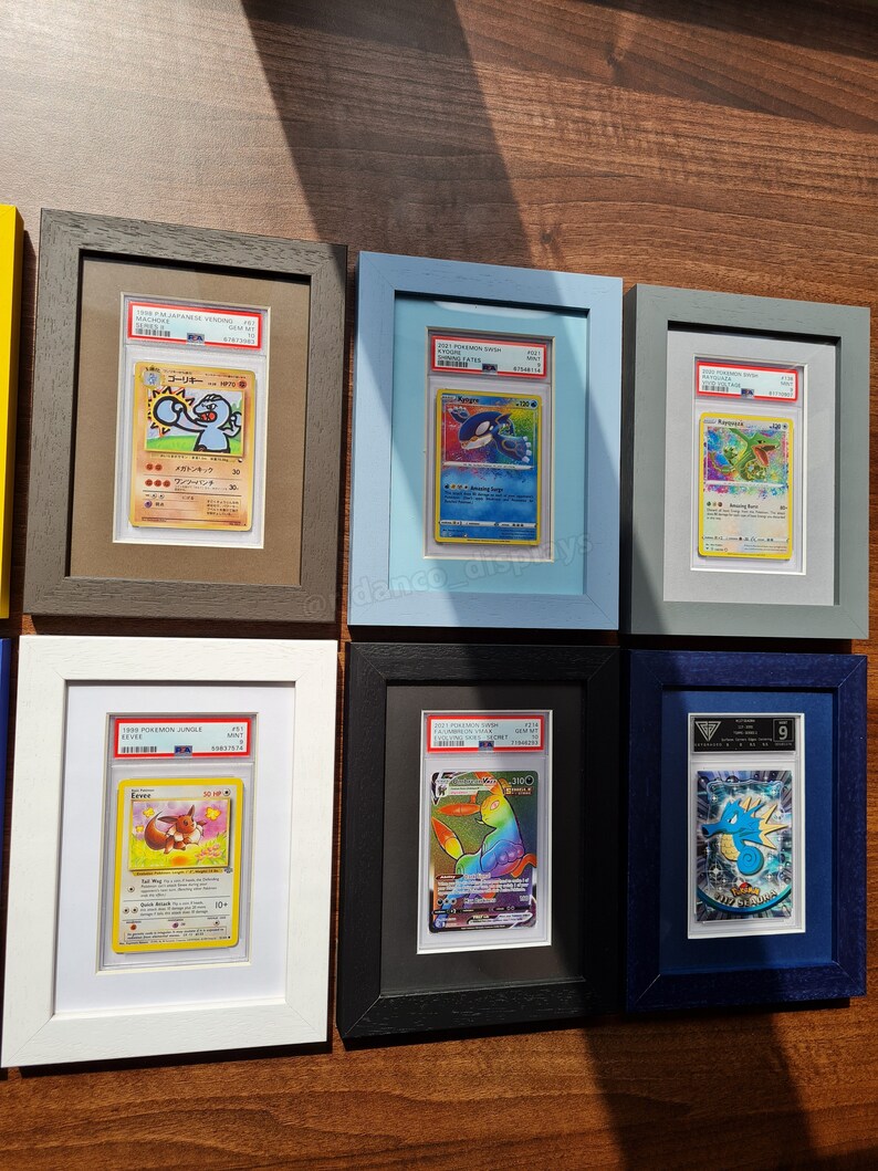 Graded Card Slab Frames With Optional UV Protection, PSA, Beckett, Mtg ...