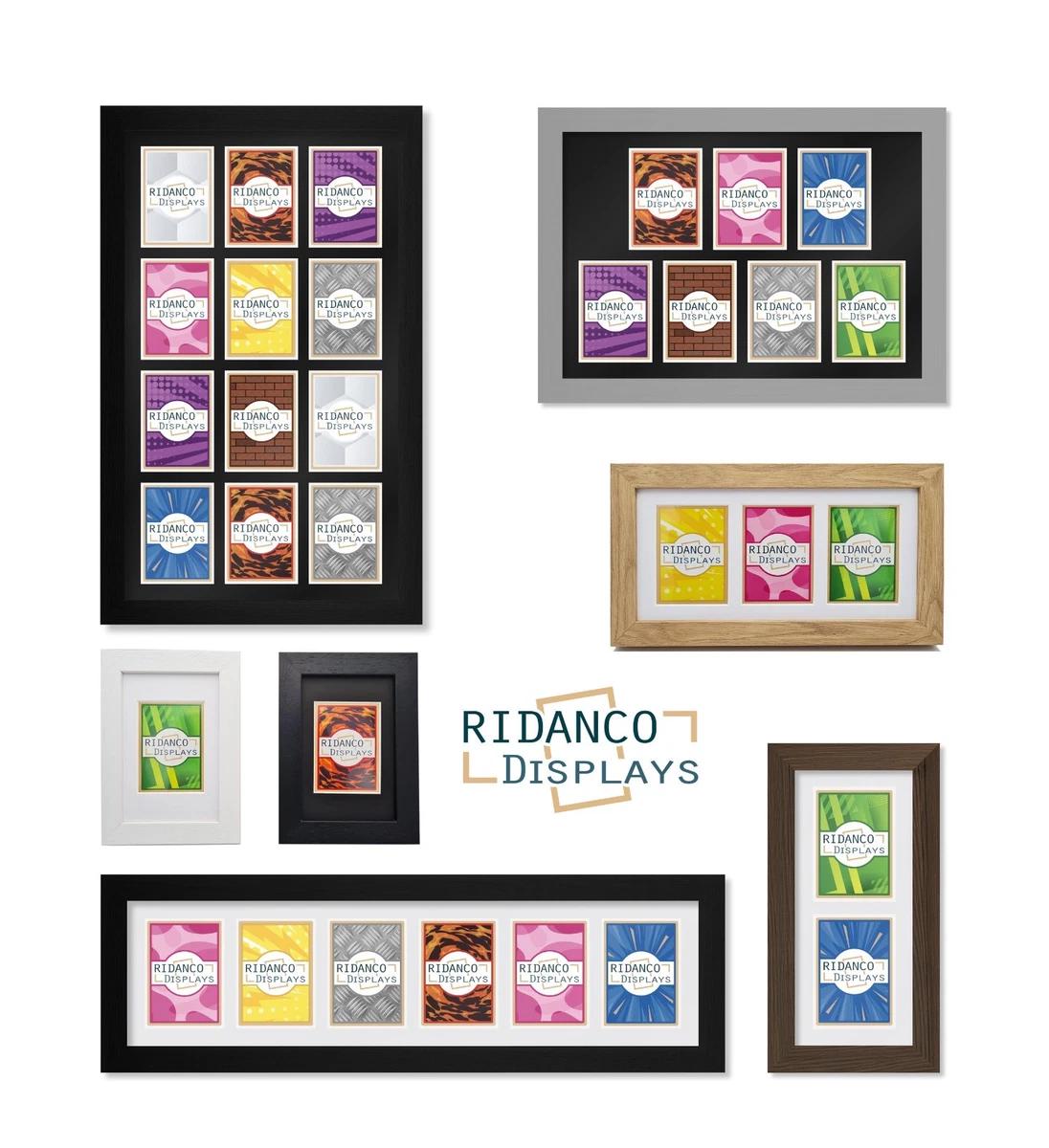 Ridanco 30枚入りトレーディングカードディスプレイフレーム（UVカット