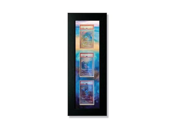 3 PSA Extended Art Printed Pokemon Water 151 Starter Evo Line Graded Card  Frame, PSA, Trading Cards TCG, High Quality Display Wall Case - Etsy