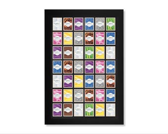 42 ruilkaartenlijst voor onbewerkte kaarten met optionele uv-bescherming, sport, MTG, pokerkaarten, spelen, TCG, hoogwaardige displaywand