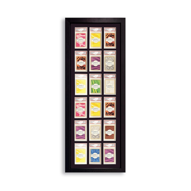 May include: A black frame with 24 colorful cards inside. Each card has a different design and the text "#DANCO DISPLAY" printed on it.