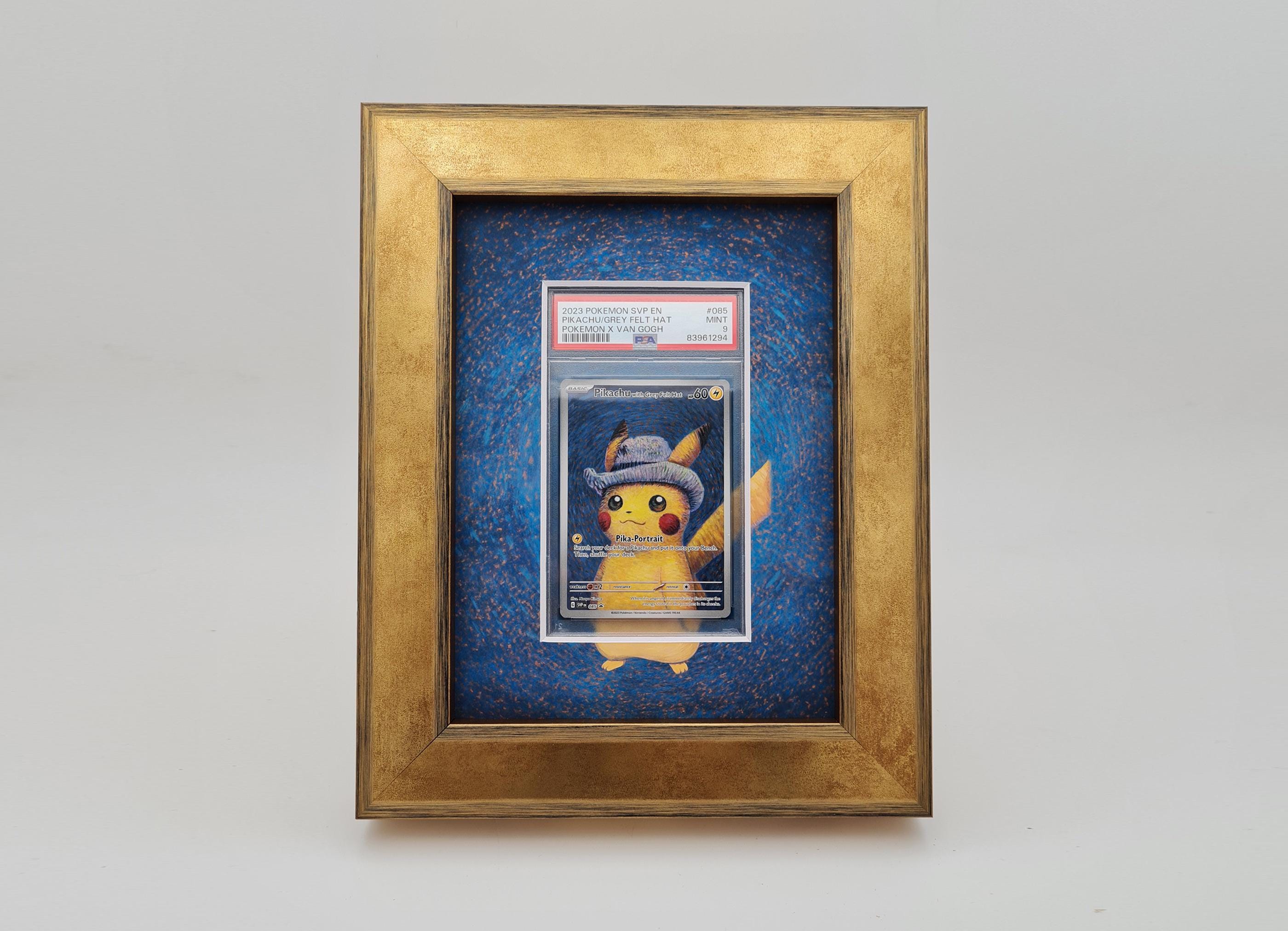2023 ゴッホピカチュウ グレーのフェルト帽 #085 PSA Mint 9 Pikachu