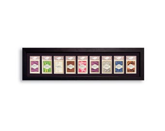 Black Graded Slab 9 Card Frame, UV Protective, PSA, Beckett, Mtg, Ace Grading Trading Cards TCG High Quality Display Wall Case for Base Set