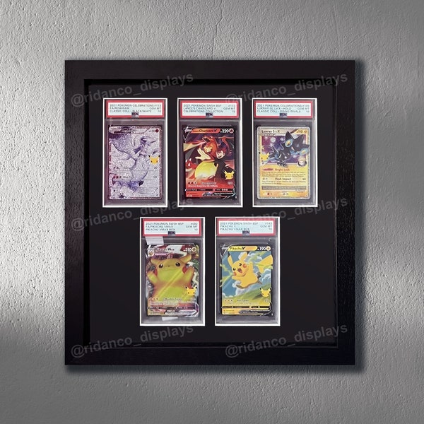 Trading Card Slab Display Case Etsy