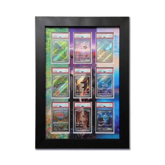 9 Graded Card Extended Art Printed Pokemon 151 Starter Evo Line UV  Protective, PSA, Frame, Trading Cards TCG High Quality Display Wall Case -  Etsy Singapore
