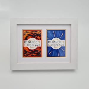 2 Trading Card White Frame für Raw Cards mit optionalem UV-Schutz, Mtg, Pokemon, Yu-Gi-Oh! TKG, Hochwertiger Display Wandbehang