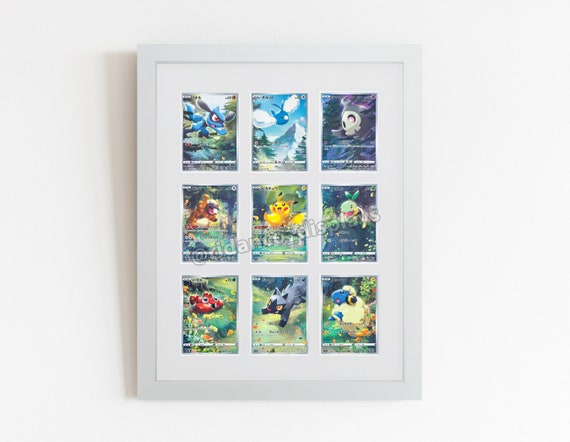 White 9 Trading Card Frame for Raw Cards With Optional UV Protection, Mtg, Pokemon, Yu-gi-oh! TCG, High Quality Display Wall Hanging - Etsy White 9 Trading Card Frame for Raw Cards With Optional UV Protection, Mtg, Pokemon, Yu-gi-oh! TCG, High Quality Display Wall Hanging - Etsy