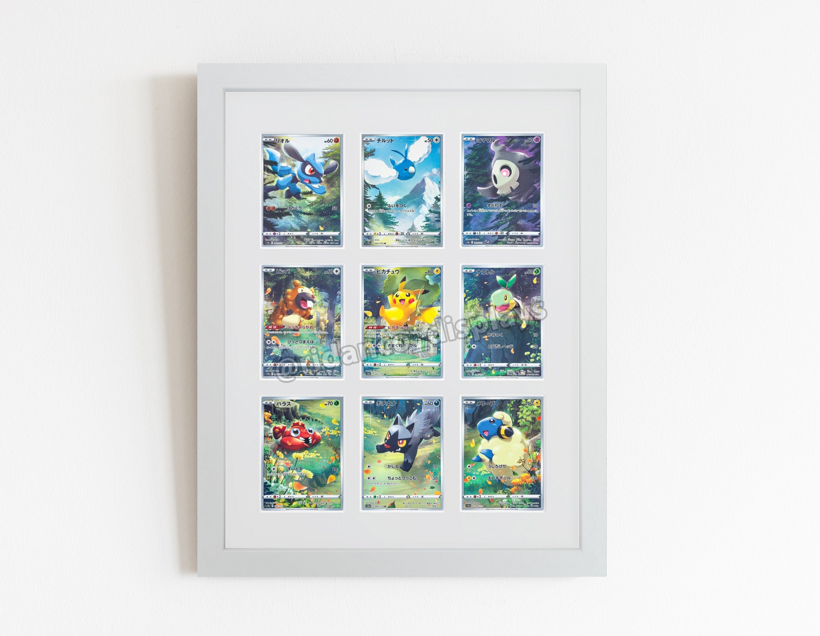 White 9 Trading Card Frame for Raw Cards With Optional UV Protection, Mtg, Pokemon, Yu-gi-oh! TCG, High Quality Display Wall Hanging - Etsy White 9 Trading Card Frame for Raw Cards With Optional UV Protection, Mtg, Pokemon, Yu-gi-oh! TCG, High Quality Display Wall Hanging - Etsy
