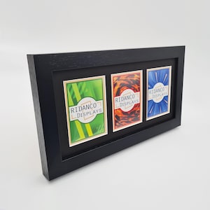 3 Cornici per carte collezionabili per carte Raw con protezione UV opzionale, Mtg, Pokemon, Yu-Gi-Oh! TCG, da appendere alla parete per esposizione di alta qualità