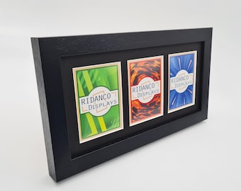 ブラック 9 トレーディング カード フレーム (生カード用、オプション