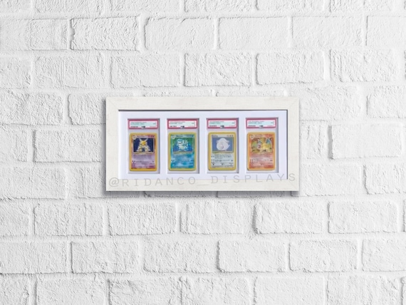 Single Graded Card Display Frame – White, PSA/BGS Graded Card Case Holder