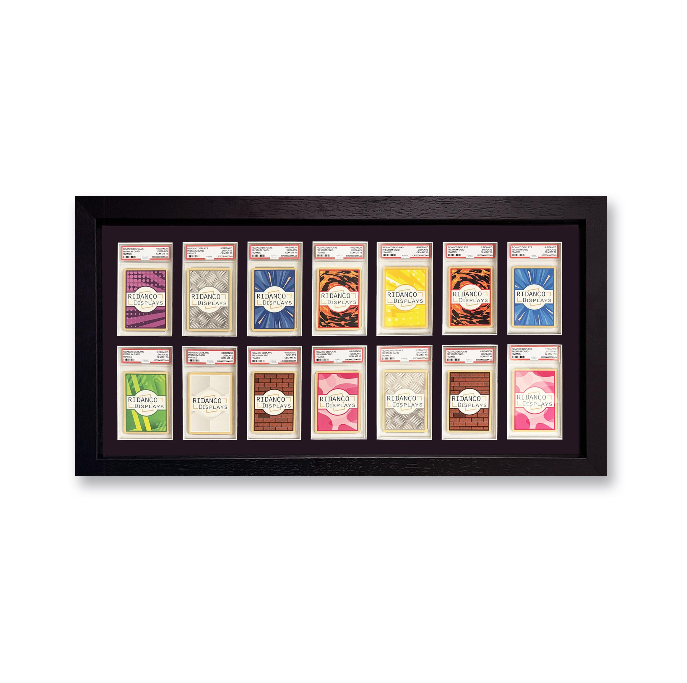 card cases to display landscape cards 36 Baseball Card Display Case - Graded Sports Card Display Case