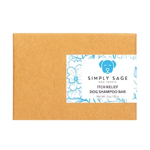 Itch Relief Dog Shampoo Bar, Lavender & Apple Cider Vinegar