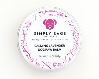 Lavender Dog Paw Balm, Pet Skin Care, Paw Pad Care, Pet Wellness Supplies, Dog Grooming Supplies, Dog Paws, Paw Wax