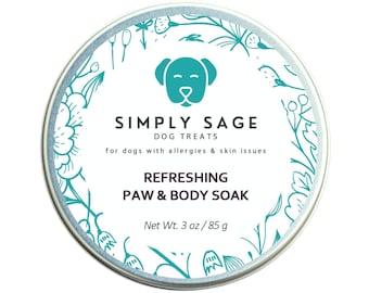 Natural Paw & Body Soak for Dogs and Cats, Dry Itchy Skin