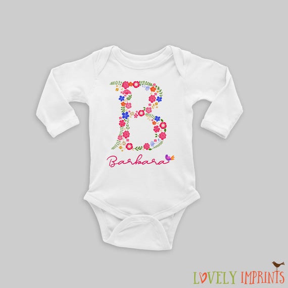 initial baby clothes