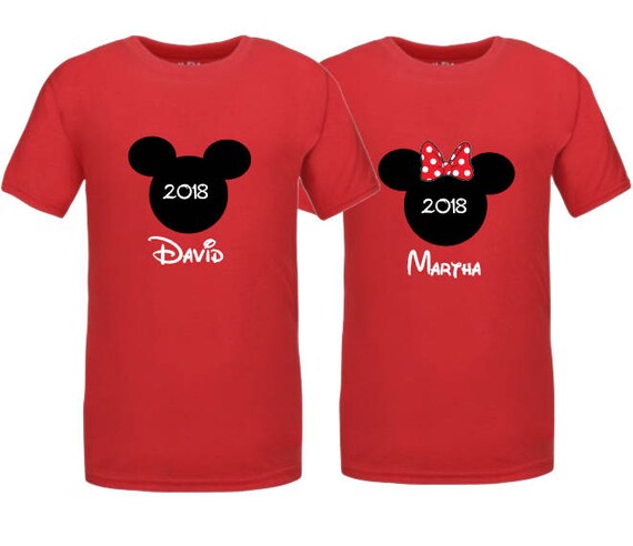 Disney Family Shirts Mickey and Minnie 