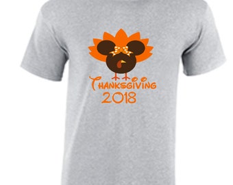 Disney Thanksgiving, Disney Thanksgiving 2019, Disney Turkey Shirt, Turkey Mickey Shirt, Minnie, Disney World, Disney Land, Disney Vacation