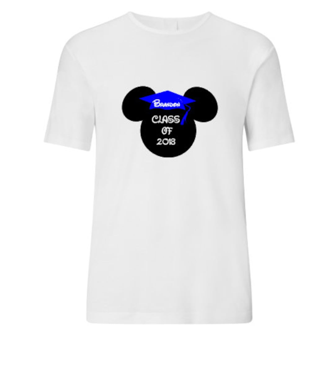 Disney Graduation Shirts Disney Shirt Disney Gift Class Of Etsy