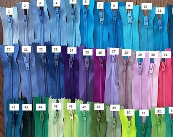 One-way Non-Separating Zippers High Quality size 3 Zipper, 1 piece