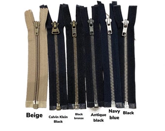 6 inch One-way Separating Zippers High Quality