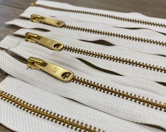 Metal white Original YKK separating/non separating size 5 High Quality zipper