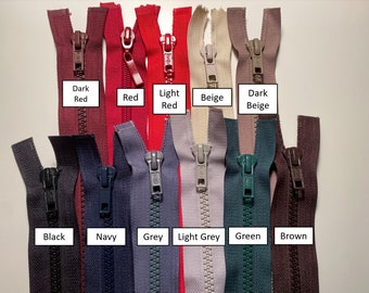 28" inch Two-way Separating Size 5 High Quality Zippers