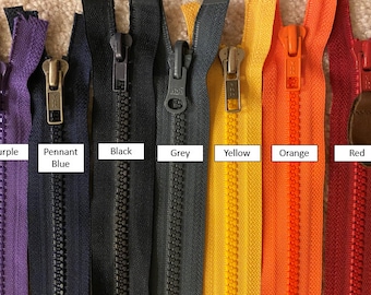 25 inch One-way Separating Zippers