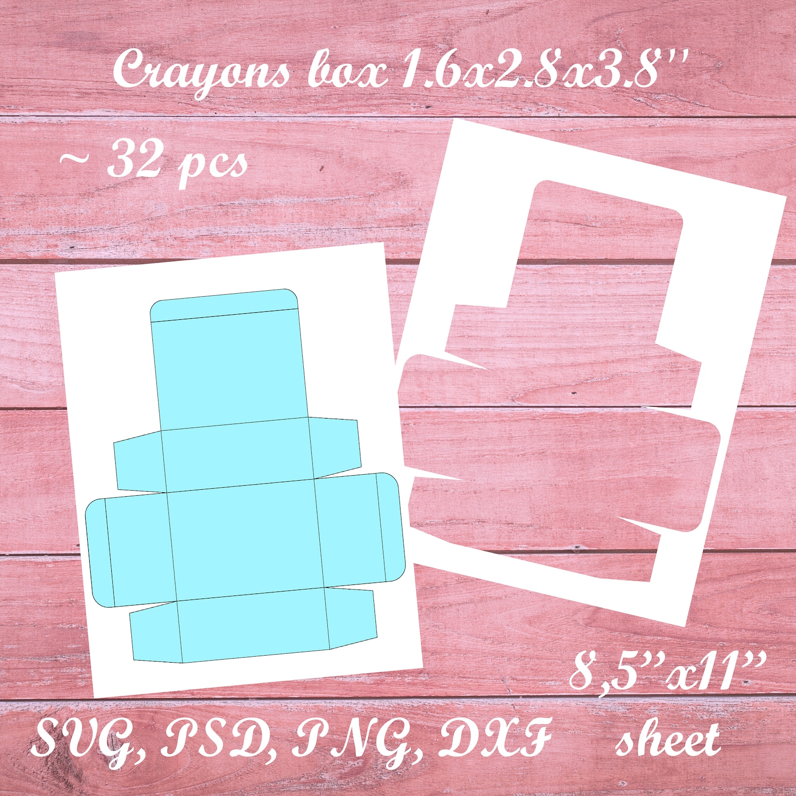 crayon-box-template-printable-blank-template-blank-sheet-etsy