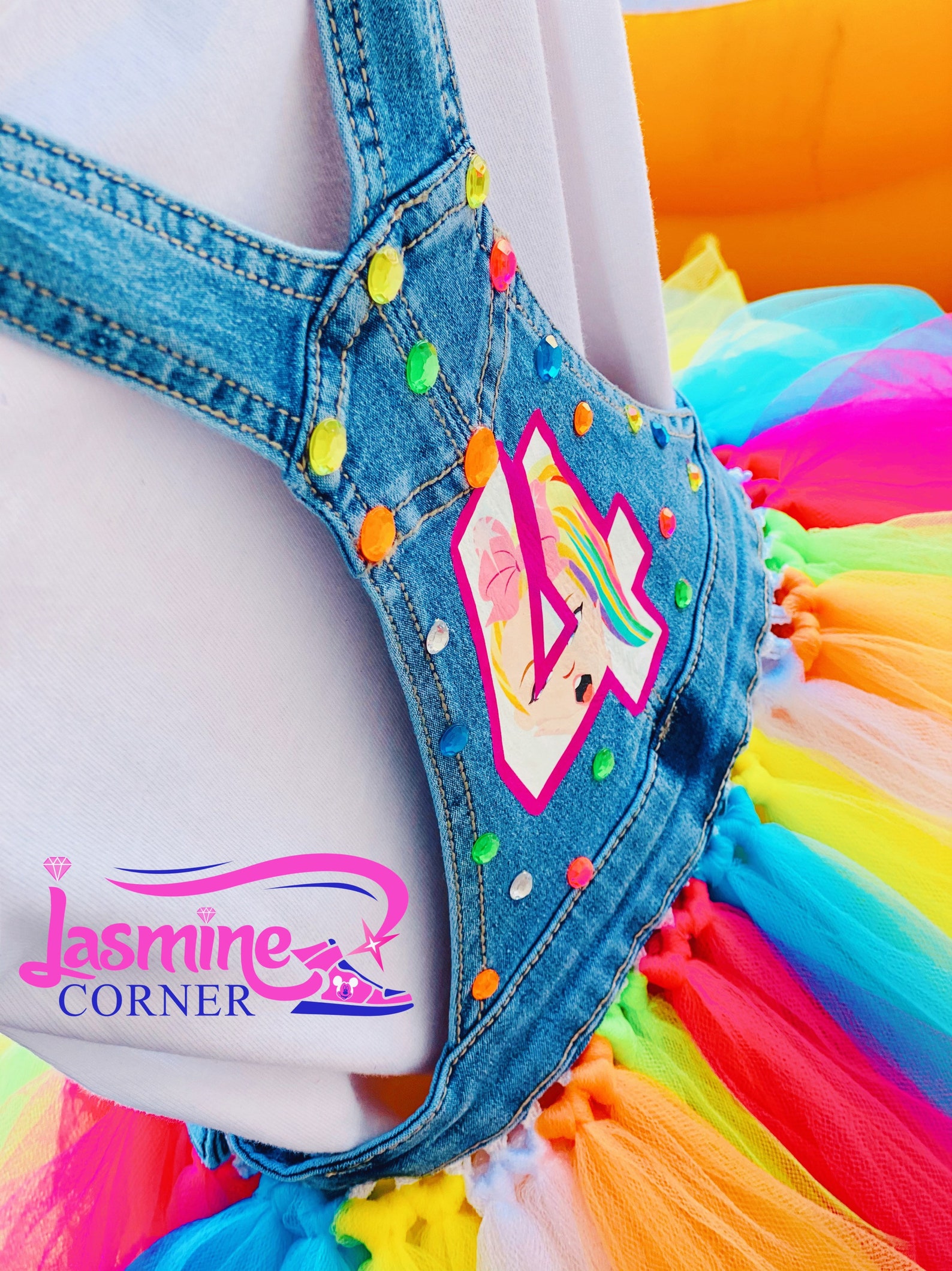 Custom JoJo Siwa Tutu Overalls | Etsy