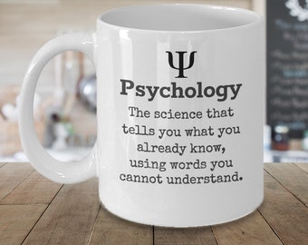 Psychology funny definition  coffee mug - Freudian Slip - Freud psychologist Psychotherapy gift