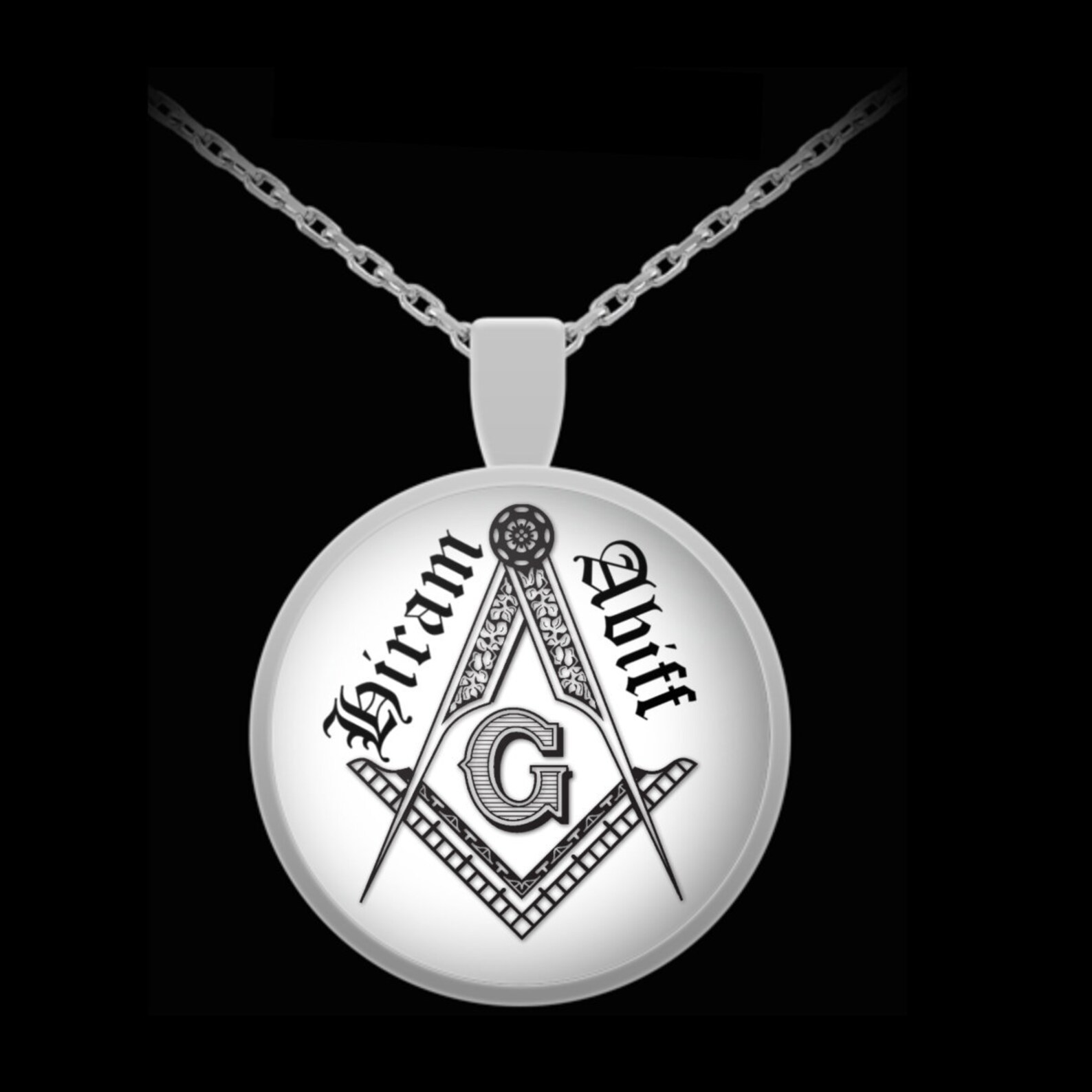 Masonic Necklace Hiram Abiff Master Mason Temple of Solomon | Etsy