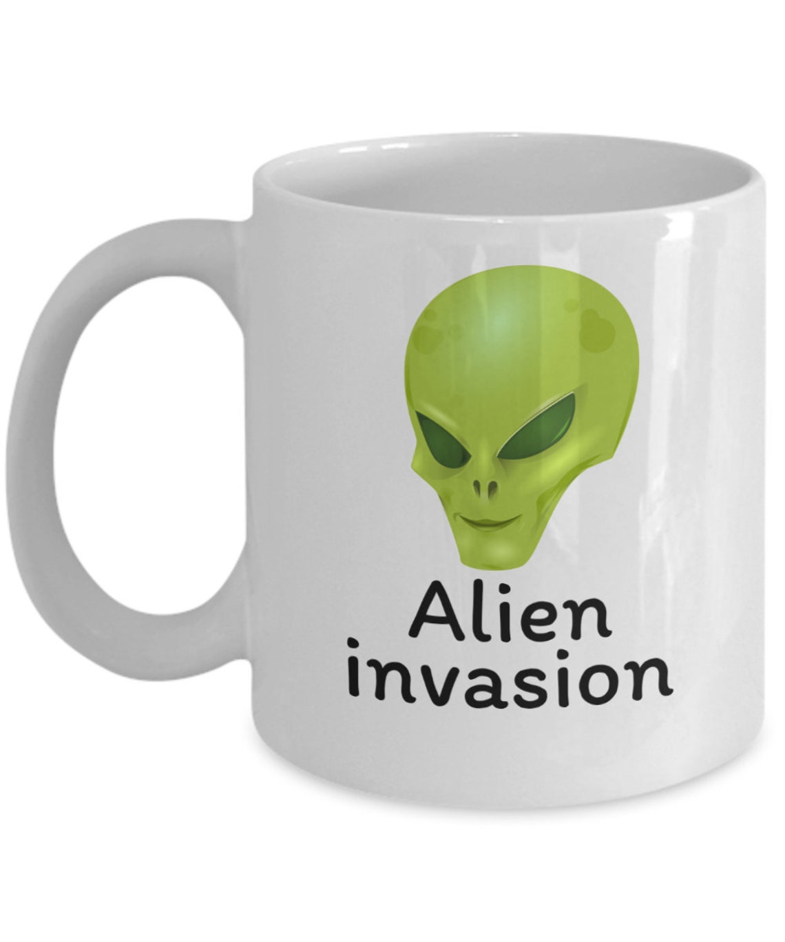 UFO Aliens coffee mug Alien invasion I believe flying Etsy