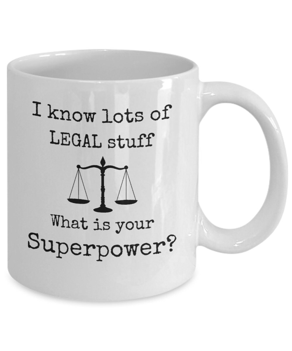 Lawyer Coffee Mug I Know Lots of Legal Stuff What is Your Etsy