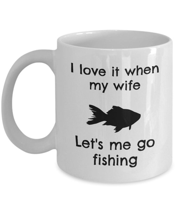 Fishing Gift, Fishing Mug, Funny Fishing Gifts for Men, Husband, Dad,  Brother, Boyfriend, Fishing Lover, Fisherman Angling Gift 
