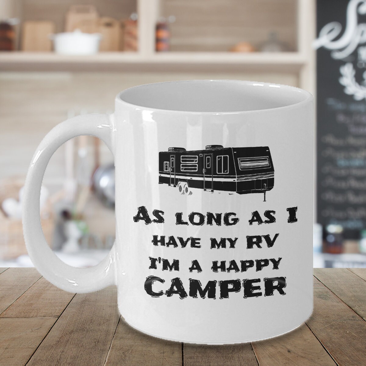 Mug uni - Je suis camping-cariste - Super-pouvoir