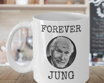 Psychology coffee mug - Forever JUNG - funny psychologist gift cup - psychotherapy student teacher present