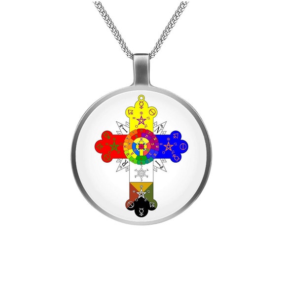 Esoteric Necklace Rosicrucian Lamen 