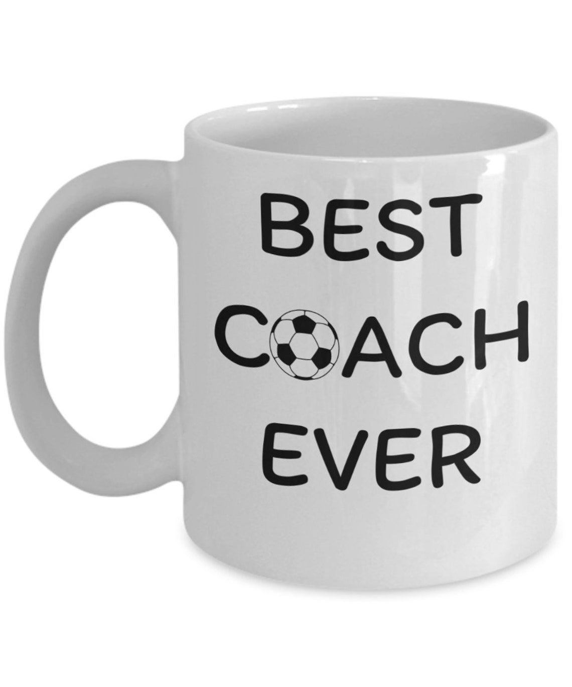 Soccer Mug Best Coach Ever Soccer Coach Personalized Etsy