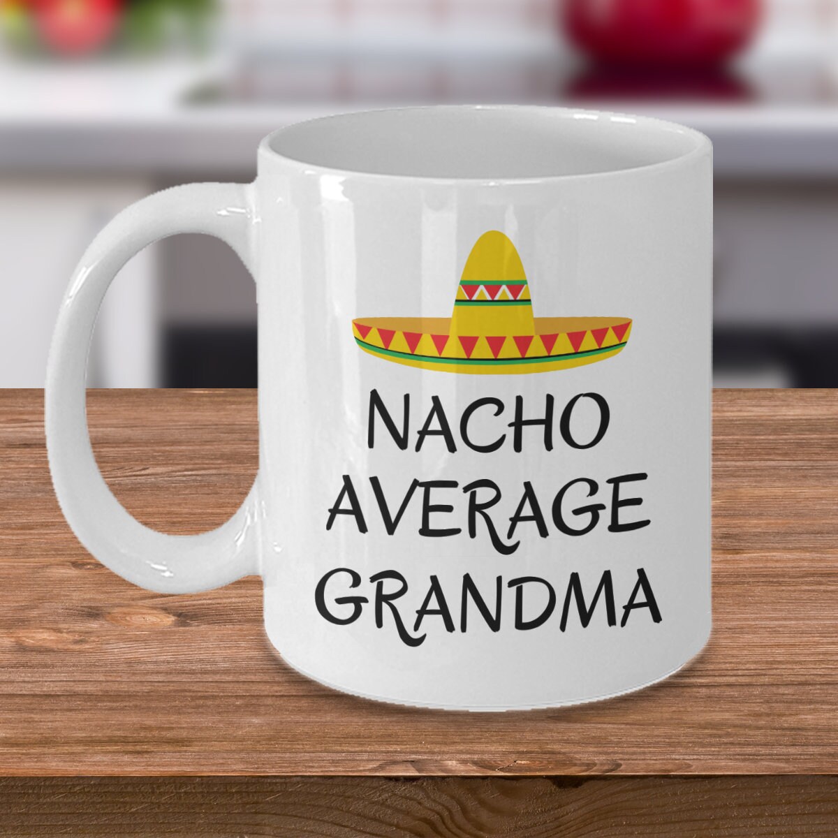 Nacho average grandma Funny grandma joke gift nana gift Etsy