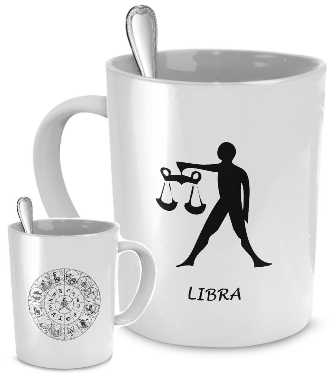 Zodiac Astrology Coffee Mug Horoscope Libra Star Sign Etsy