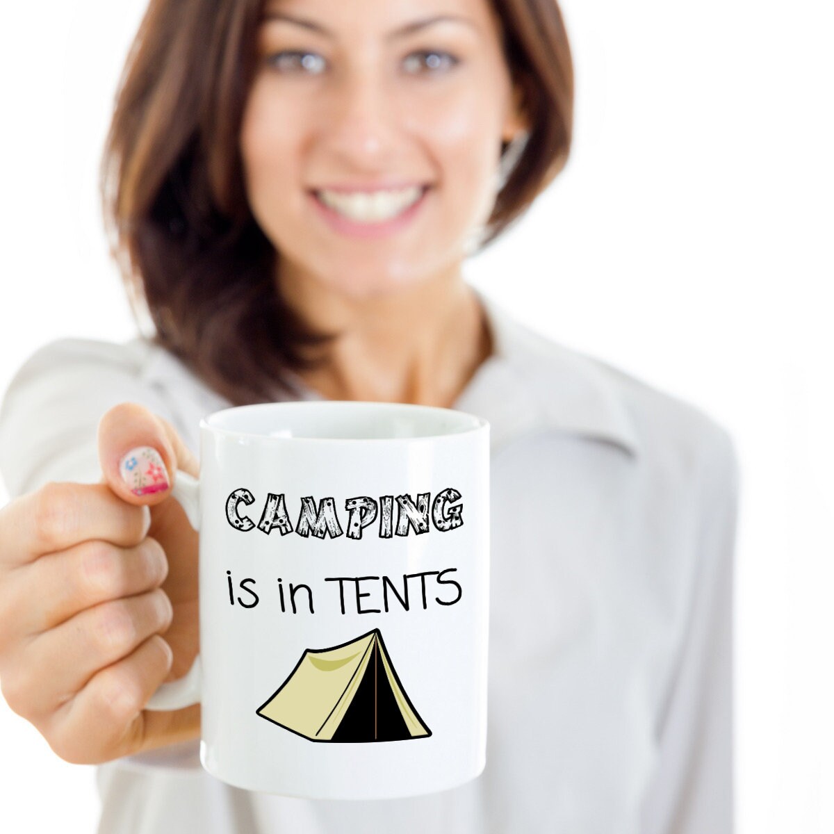 Camping Mug Camping is in Tents Camping Gifts Funny Etsy