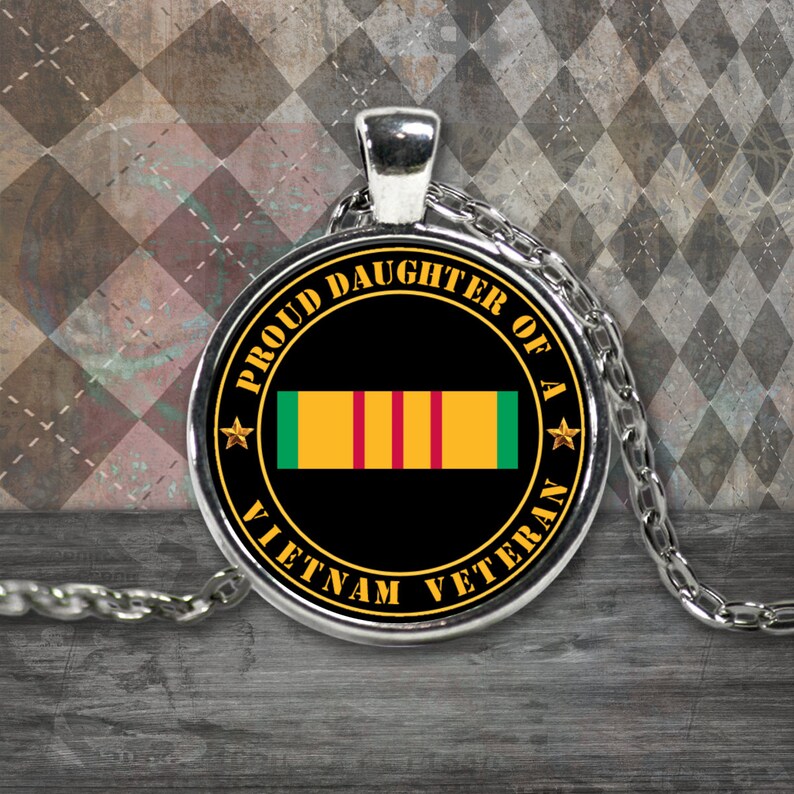 Download Proud Daughter of a Vietnam Veteran Necklace Agent Orange ...
