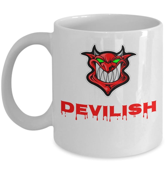 難解な悪魔のコーヒーマグ - 悪魔的 - 面白いオカルト悪魔教会