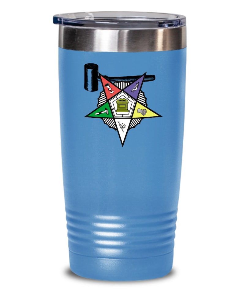 Order of the Eastern Star Tumbler Past Matron Gavel Symbol Etsy