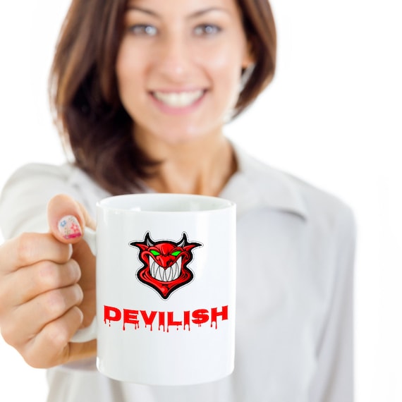 難解な悪魔のコーヒーマグ - 悪魔的 - 面白いオカルト悪魔教会