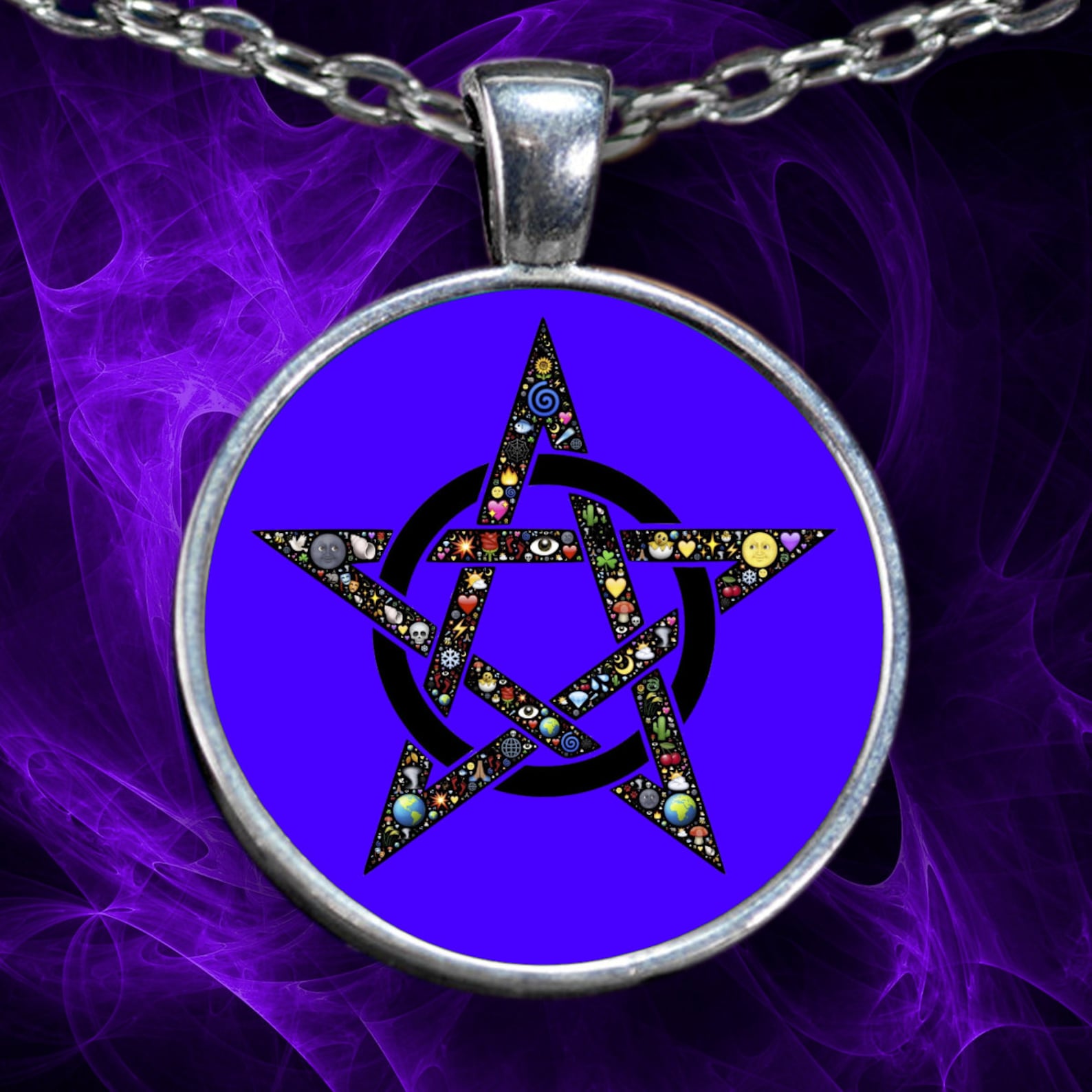 Occult jewelry Magical WICCA pentagram symbol Esoteric Etsy