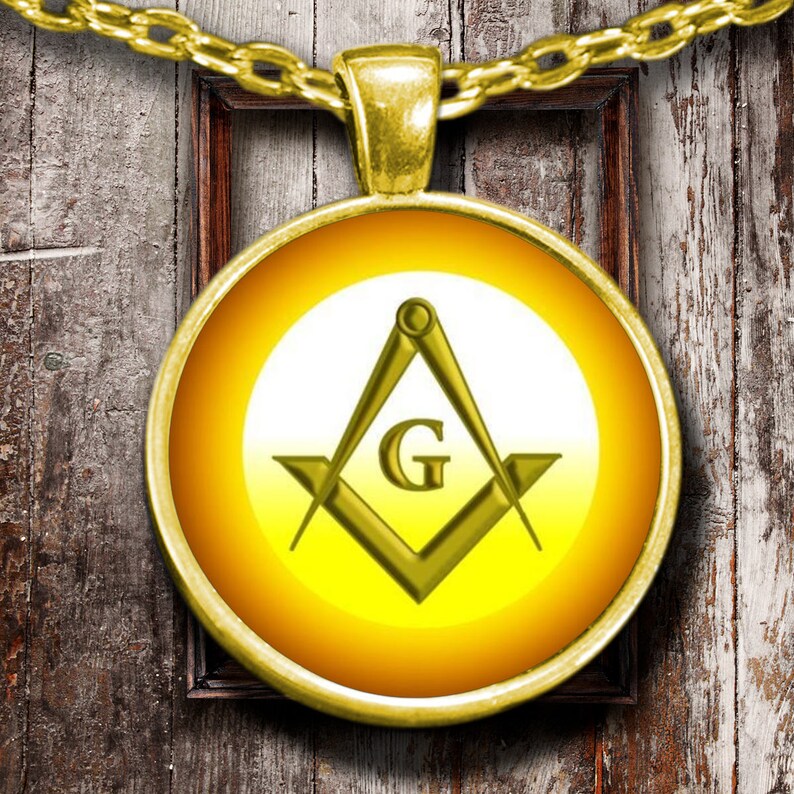 Freemason necklace Masonic SUN symbol Freemasonry pendant | Etsy